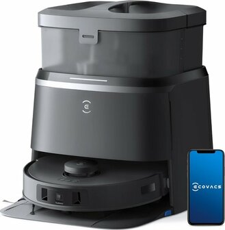 www.robohome.nl - ECOVACS Deebot T30 Pro Omni zwart