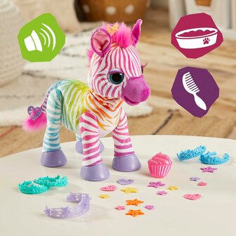 www.robohome.nl - FurReal Zenya mijn regenboog zebra