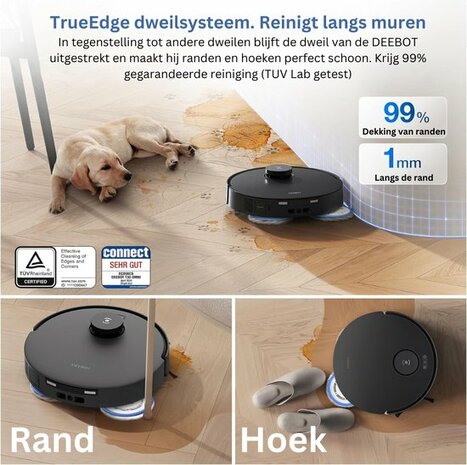 www.robohome.nl - ECOVACS Deebot T30 Pro Omni zwart