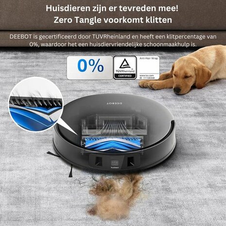 www.robohome.nl - ECOVACS Deebot T30 Pro Omni zwart