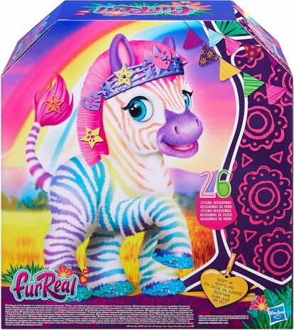 www.robohome.nl - FurReal Zenya mijn regenboog zebra