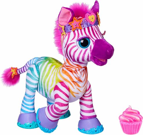 www.robohome.nl - FurReal Zenya mijn regenboog zebra