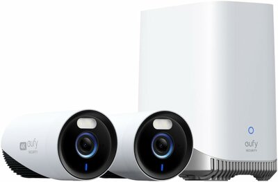 EufyCam E330 bedrade buitencamera - 2 camera's en HomeBase